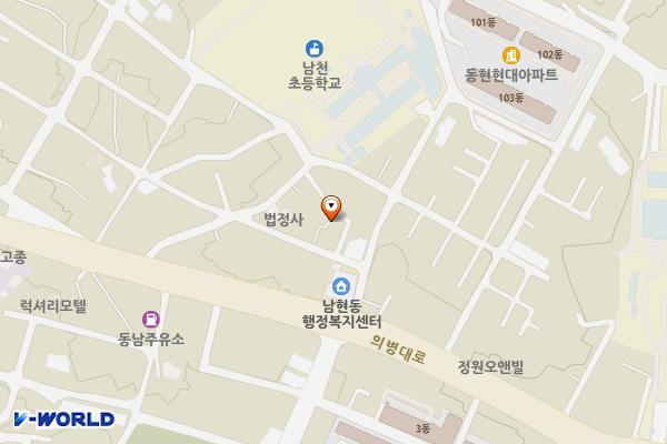 남현동행정복지센터 위치 지도 — 충청북도 제천시 의병대로 147