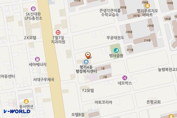 평리4동 행정복지센터 위치 지도 — 대구광역시 서구 국채보상로46길 37-3