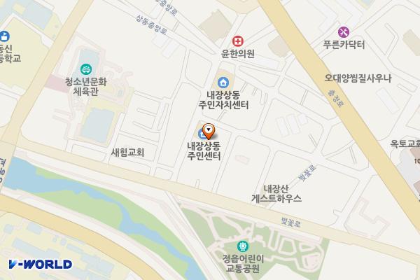 내장상동주민센터 위치 지도 — 전북특별자치도 정읍시 신경2길