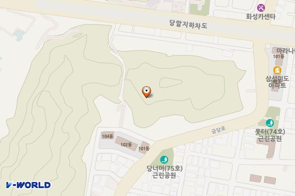 군포시 당동제1공영주차장 위치 지도 — 경기도 군포시 금당로69번길 2