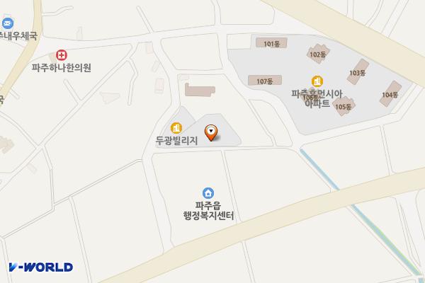 파주시 파주읍행정복지센터 위치 지도 — 경기도 파주시 파주읍 술이홀로 295