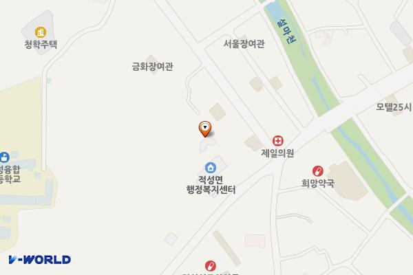 파주시 적성면 행정복지센터 위치 지도 — 경기도 파주시 적성면 청송로 1013
