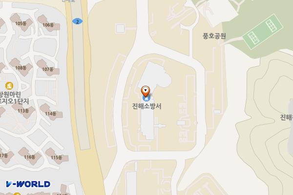 진해보건소 위치 지도 — 경상남도 창원시 진해구 진해대로 1101
