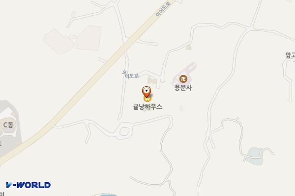 귤낭하우스 위치 지도 — 제주특별자치도 서귀포시 이어도로 1028-12