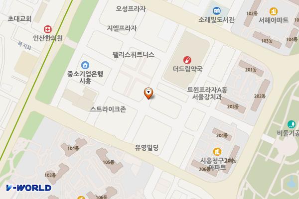 시흥시 대야상업2공영주차장 위치 지도 — 경기도 시흥시 비둘기공원6길 22