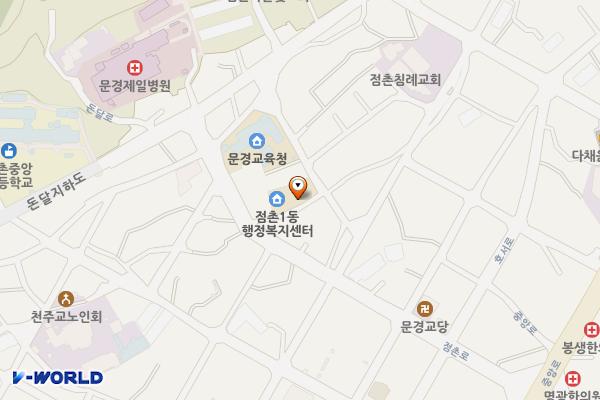 문경시청 점촌1동 행정복지센터 위치 지도 — 경상북도 문경시 점촌로 54-3
