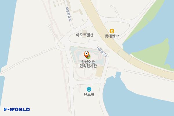 안산시 어촌민속박물관주차장 위치 지도 — 경기도 안산시 단원구 대부황금로 7