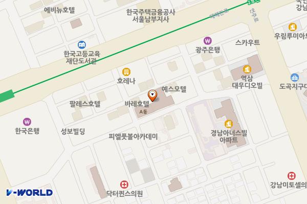 역삼역센트럴푸르지오시티 위치 지도 — 서울특별시 강남구 언주로85길 32