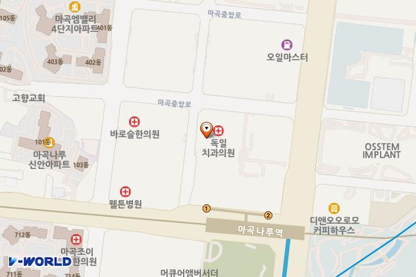 힐스테이트에코마곡나루역A 위치 지도 — 서울특별시 강서구 마곡중앙로 161-11