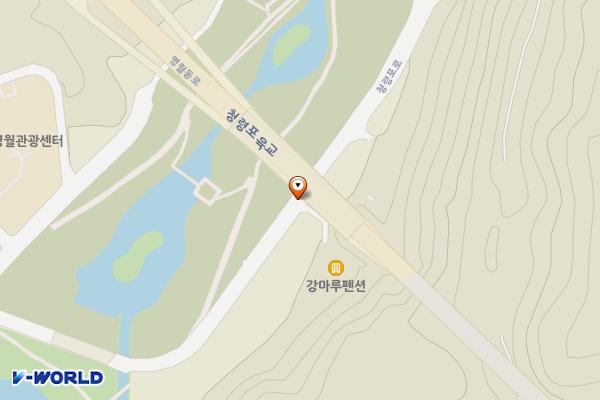 영월군청 청령포 위치 지도 — 강원특별자치도 영월군 영월읍 청령포로 133
