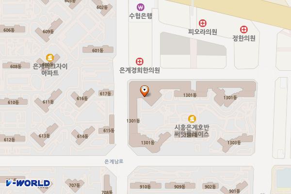 시흥은계호반써밋오피스텔 위치 지도 — 경기도 시흥시 은계남로 12