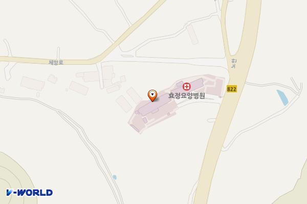 효정요양병원(나동) 위치 지도 — 전남광주통합특별시 광산구 노안삼도로 1263