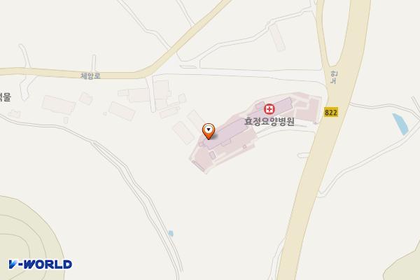 효정요양병원(가동) 위치 지도 — 전남광주통합특별시 광산구 노안삼도로 1263
