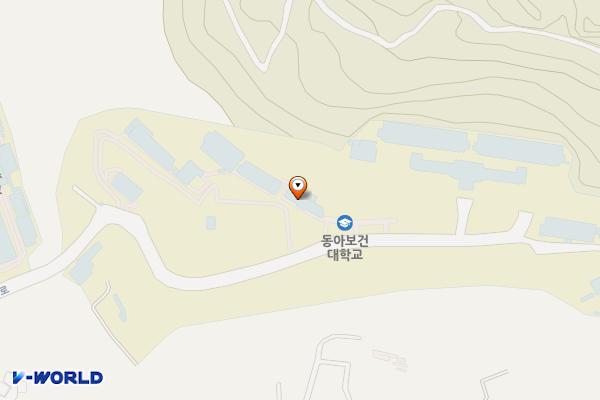 동아보건대학교 위치 지도 — 전남광주통합특별시 영암군 학산면 영산로 76-57