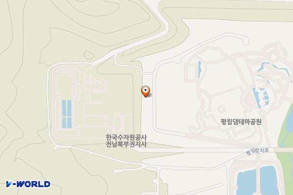 수자원공사전남북부권지사 위치 지도 — 전남광주통합특별시 장성군 삼계면 평림암치로 141