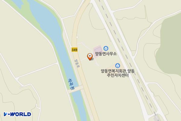 양평양동문화센터 위치 지도 — 경기도 양평군 양동면 양동로 1727