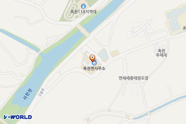 양평옥천면사무소 위치 지도 — 경기도 양평군 옥천면 옥천길 21