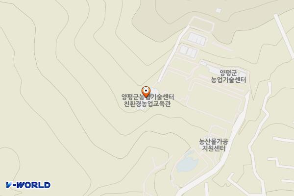 양평농업기술센터 위치 지도 — 경기도 양평군 양평읍 농업기술센터길 59