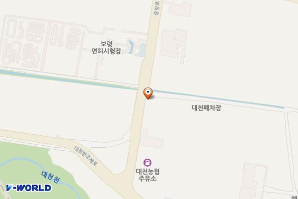 한울자동차정비공업사 위치 지도 — 충청남도 보령시 원뚝길 133