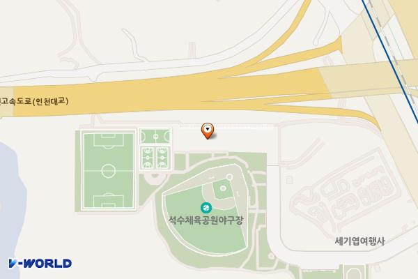 석수체육공원 위치 지도 — 경기도 안양시 만안구 안양로 595