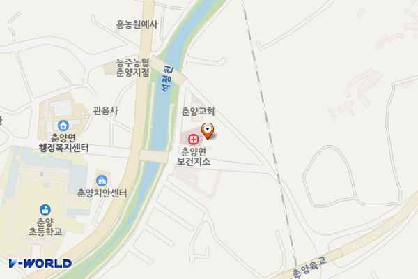춘양면복지관 위치 지도 — 전남광주통합특별시 화순군 춘양면 강변길 17-1