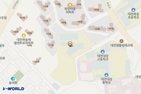 을지대학교대전캠퍼스 위치 지도 — 대전광역시 중구 계룡로771번길 77