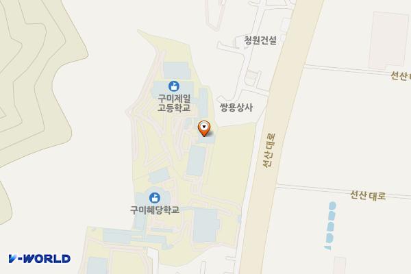 구미 제일고등학교 위치 지도 — 경상북도 구미시 선산대로 129