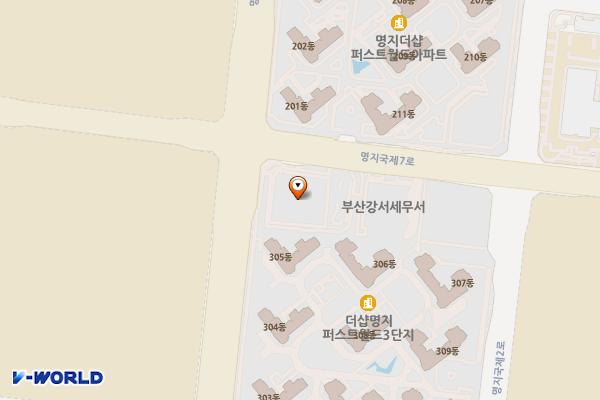 신라스테이서부산 위치 지도 — 부산광역시 강서구 명지국제7로 38