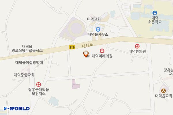 공용주차장(신월리101-2) 위치 지도 — 전남광주통합특별시 장흥군 대덕읍 신월리 