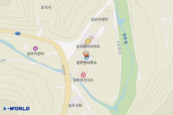 성주면사무소 위치 지도 — 충청남도 보령시 성주면 심원계곡로 6-7