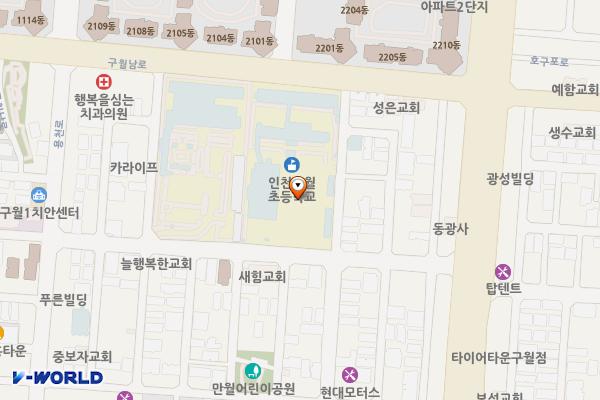 인천학생안전체험관 위치 지도 — 인천광역시 남동구 구월남로232번길 31