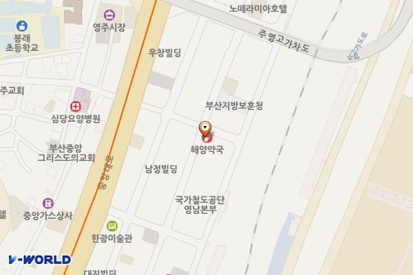 부산시 마린센터 위치 지도 — 부산광역시 중구 충장대로9번길 52