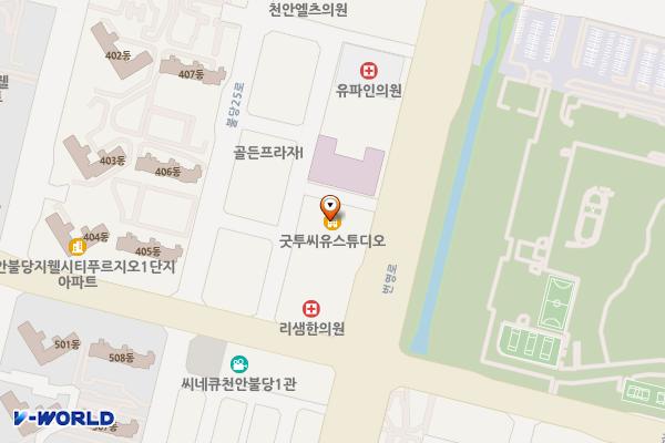 천안퍼스트프라자 위치 지도 — 충청남도 천안시 서북구 불당21로 67-12