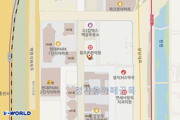 태남프라자 위치 지도 — 경기도 성남시 분당구 정자일로 234 (정자동)
