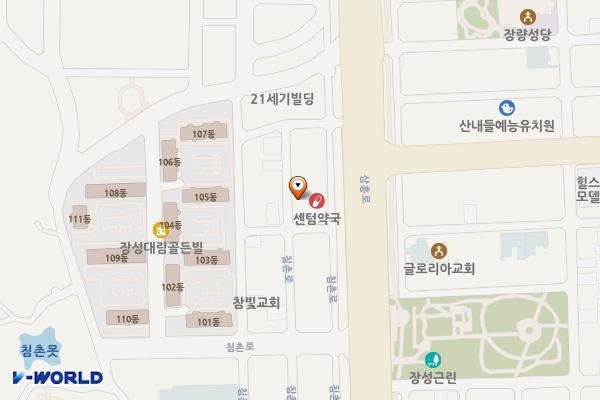 닥터우의원 위치 지도 — 경상북도 포항시 북구 삼흥로233번길 1-16