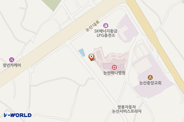 르노삼성자동차지정정비센터논산정비 위치 지도 — 충청남도 논산시 생뫼길 36-16