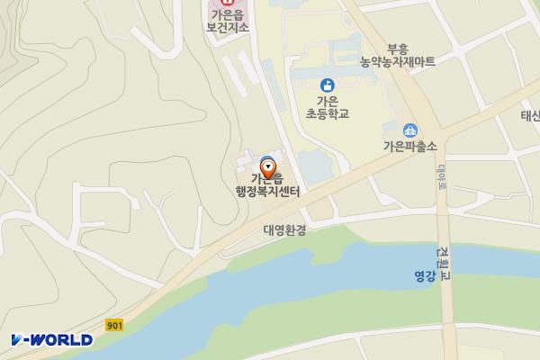 가은읍행정복지센터 위치 지도 — 경상북도 문경시 가은읍 가은로 123