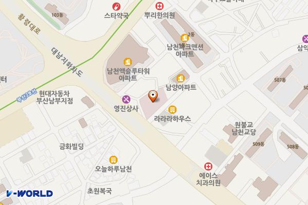한나여성병원 위치 지도 — 부산광역시 수영구 황령대로481번길 7