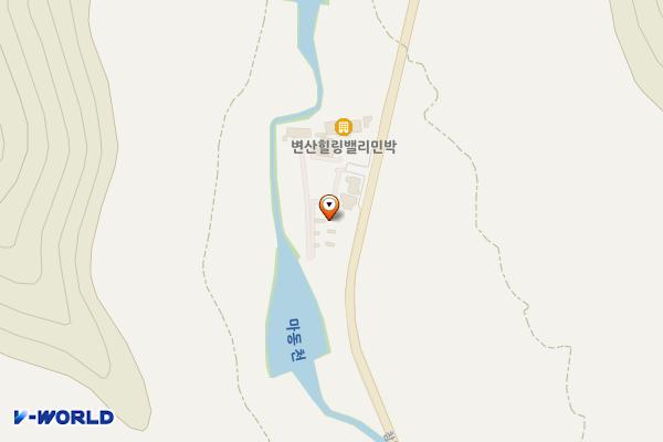 변산힐링밸리민박 위치 지도 — 전북특별자치도 부안군 진서면 참뽕로 173