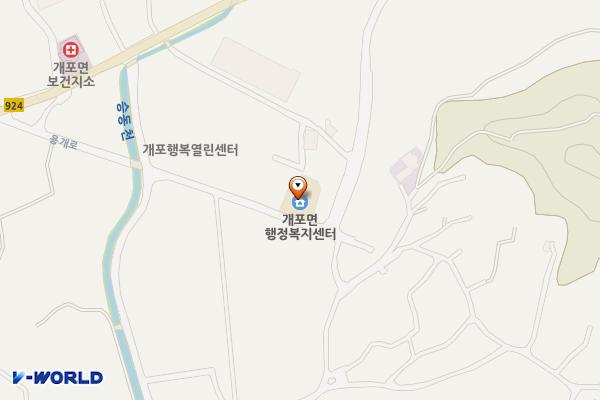 개포면행정복지센터 위치 지도 — 경상북도 예천군 개포면 신음리길 28-8