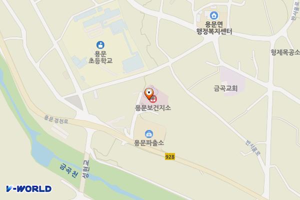 용문보건지소 위치 지도 — 경상북도 예천군 용문면 용문경천로 1209-7
