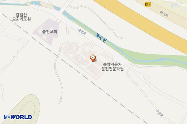 중앙자동차운전전문학원 위치 지도 — 경상북도 김천시 아포읍 송선로 140