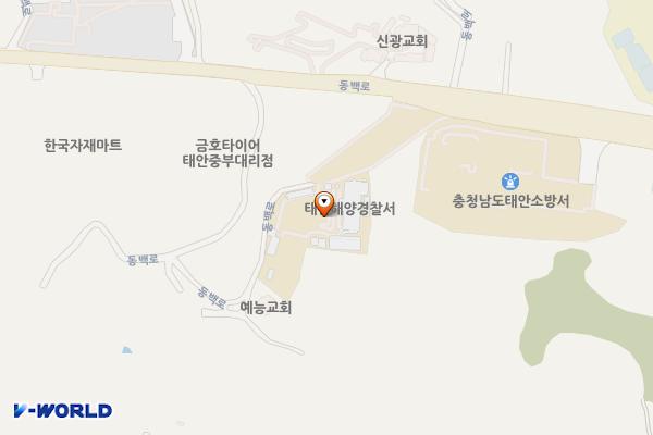 태안해양경찰서 위치 지도 — 충청남도 태안군 태안읍 동백로 92-13