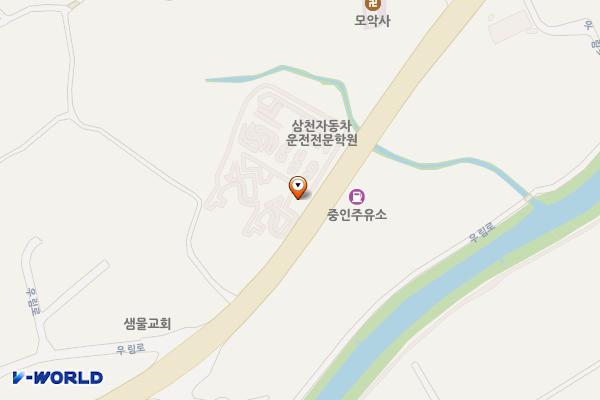 신삼천자동차운전전문학원 위치 지도 — 전북특별자치도 전주시 완산구 우림로 1001