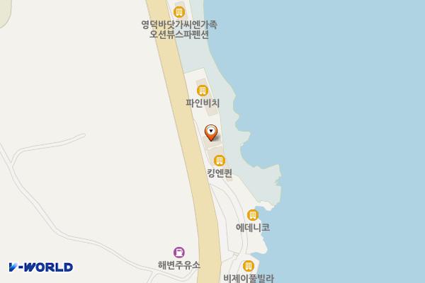 프라이빗어스 위치 지도 — 경상북도 영덕군 남정면 동해대로 4090