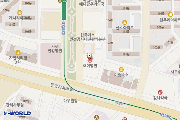 BMW차징스테이션 대전조이빌딩 위치 지도 — 대전광역시 서구 계룡로553번길 18