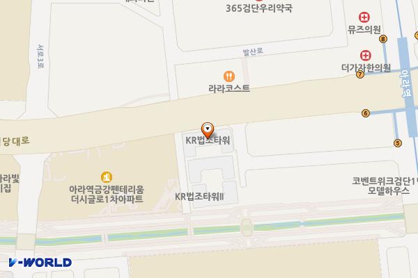 BMW차징스테이션 KR법조타워 위치 지도 — 인천광역시 검단구 이음4로 6