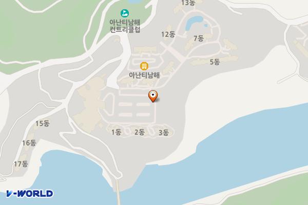 BMW차징스테이션 아난티남해 위치 지도 — 경상남도 남해군 남면 남서대로1179번길 40-109