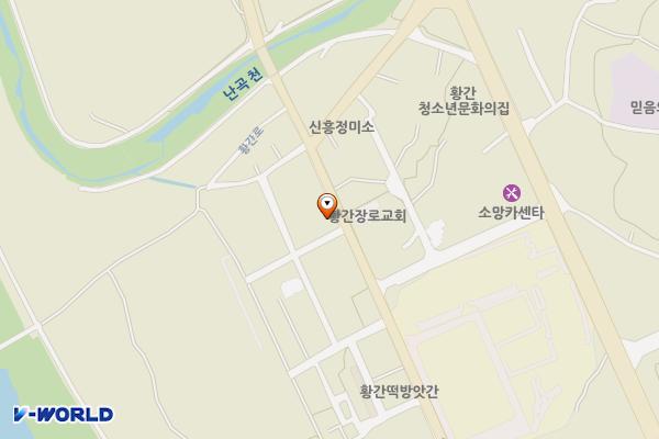 황간면 남성리 제1공영주차장 위치 지도 — 충청북도 영동군 황간면 남성리 631-2