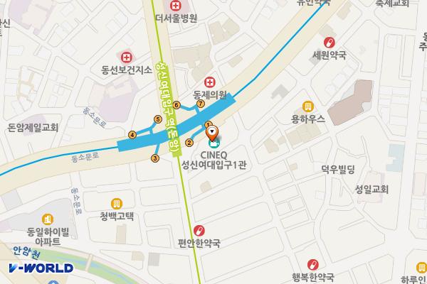 BMW차징스테이션 유타몰 위치 지도 — 서울특별시 성북구 동소문로 106